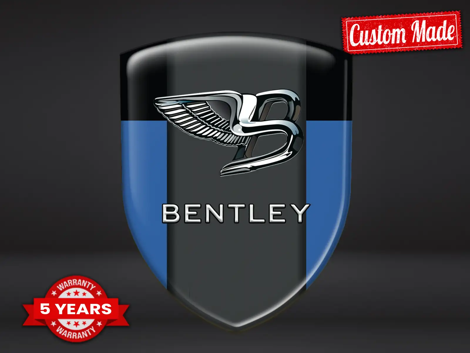 Bentley Logo Deportivo Máximo Estilo Resistente Pro Rendimiento